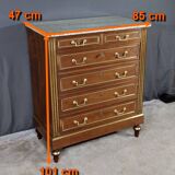 Mahogany Chiffonnière Commode, Louis XVI style – Mid 20th century