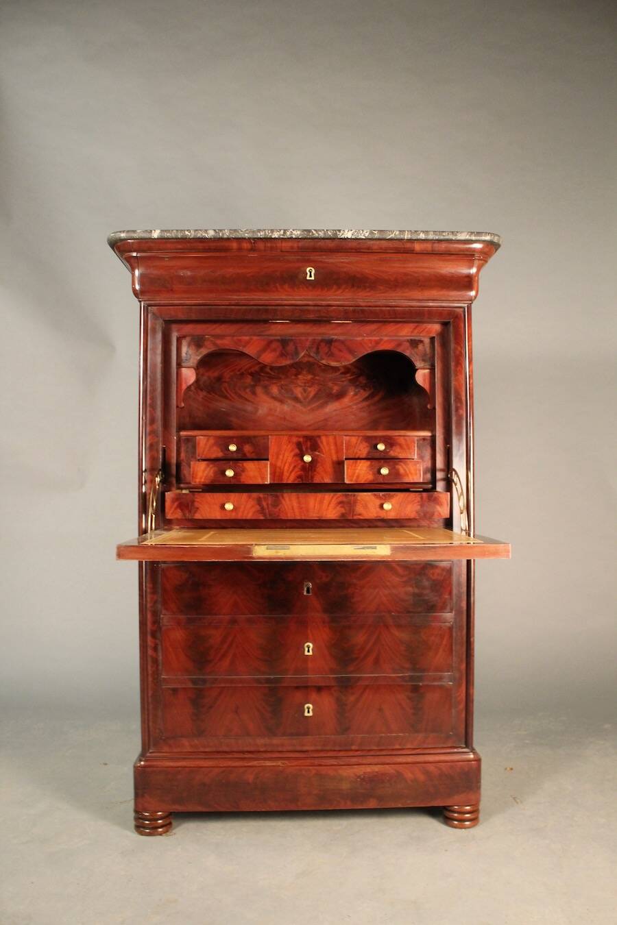 Louis Philippe Period Mahogany Secretary