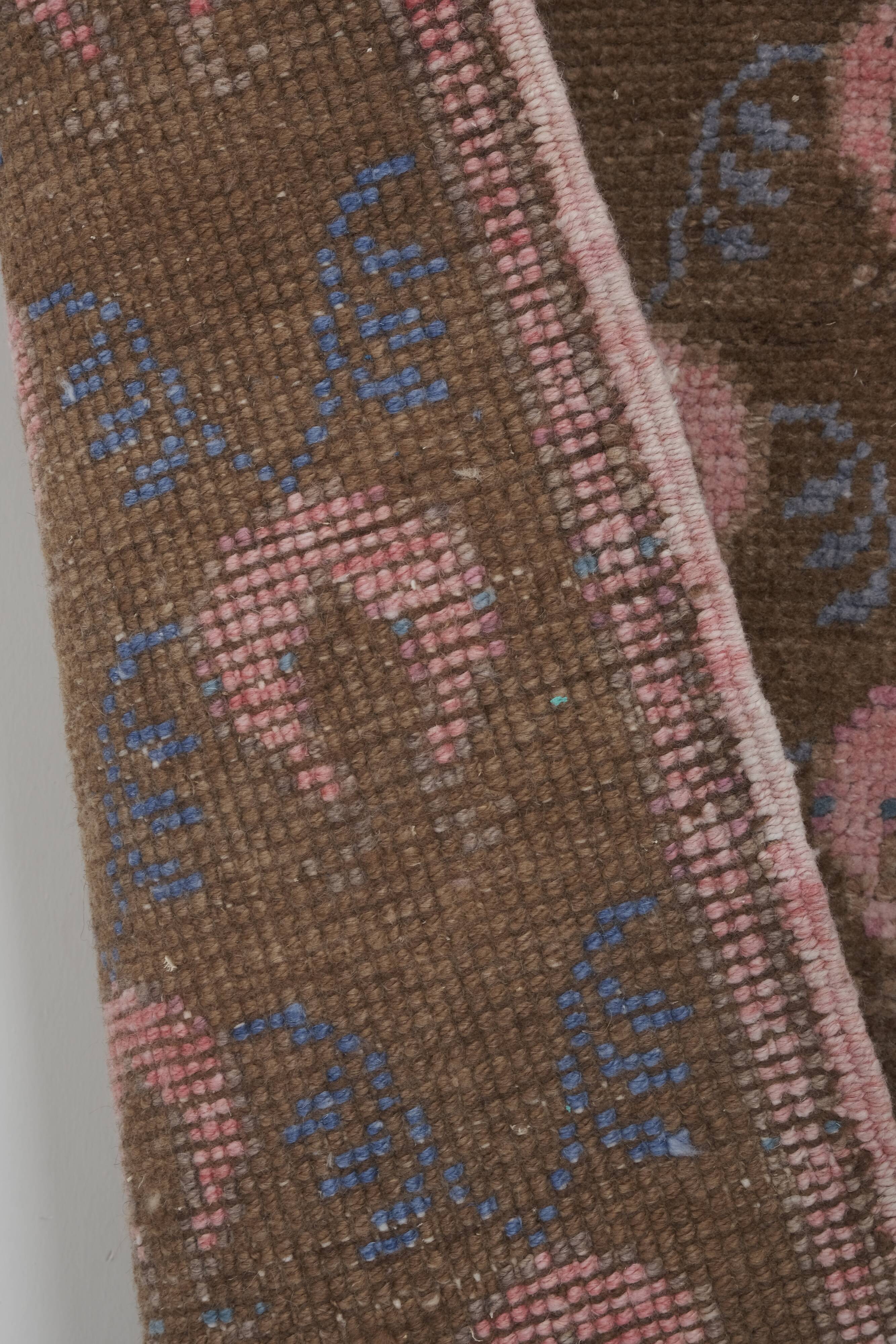 Vintage floral turkish runner