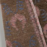 Vintage floral turkish runner