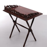 Antique Mahogany tray table Victorian 1880 England