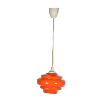 Suspension en opaline orange