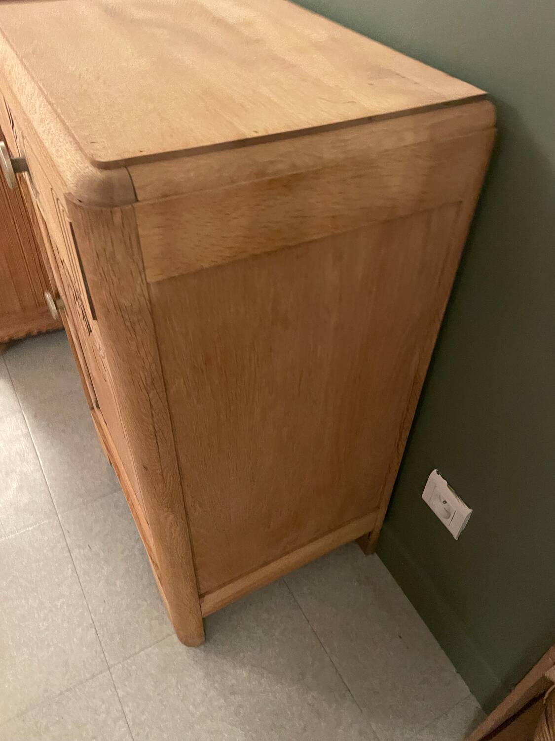 Art Deco sideboard, sandblasted