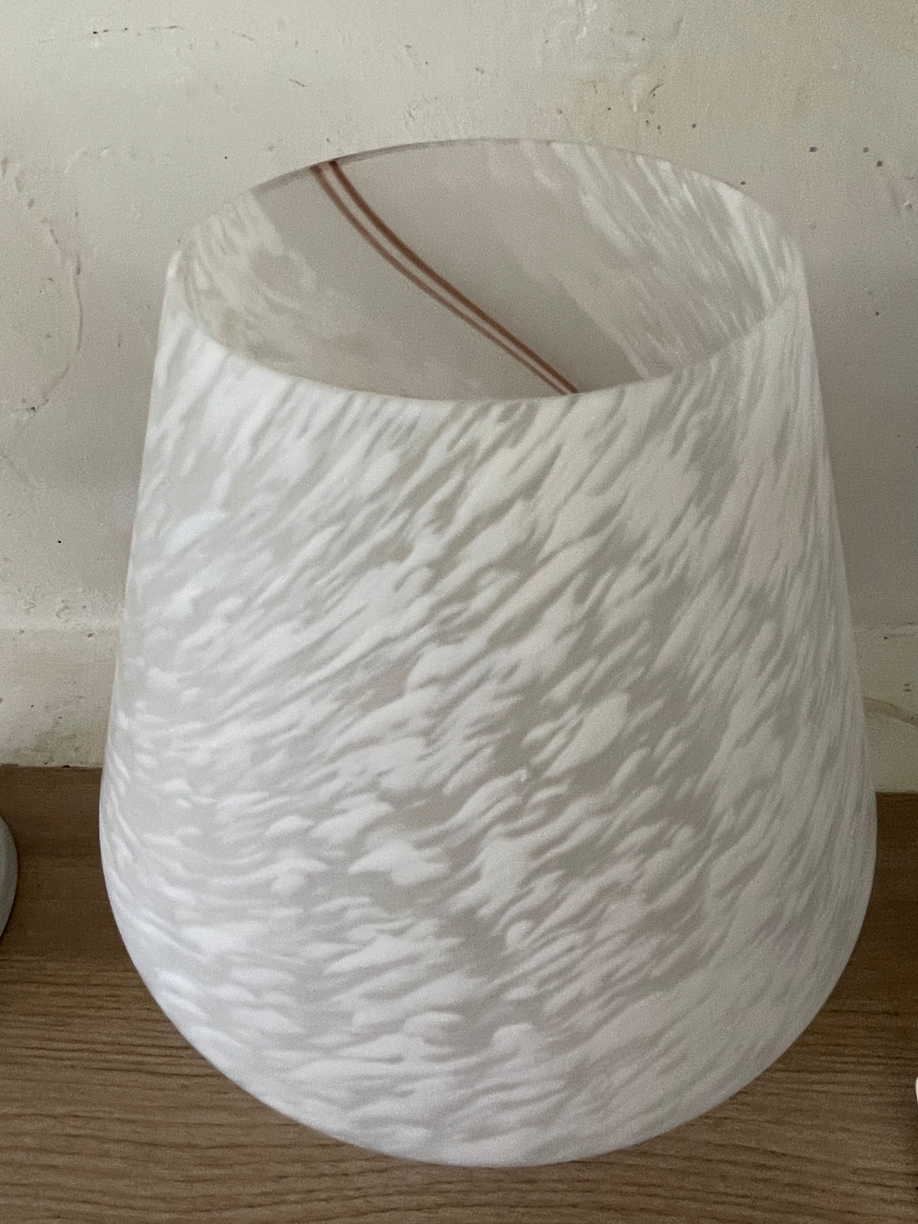 Mushroom lamp pair Vetri Murano