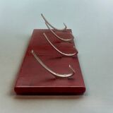 Vintage wall coat rack - 4 hooks