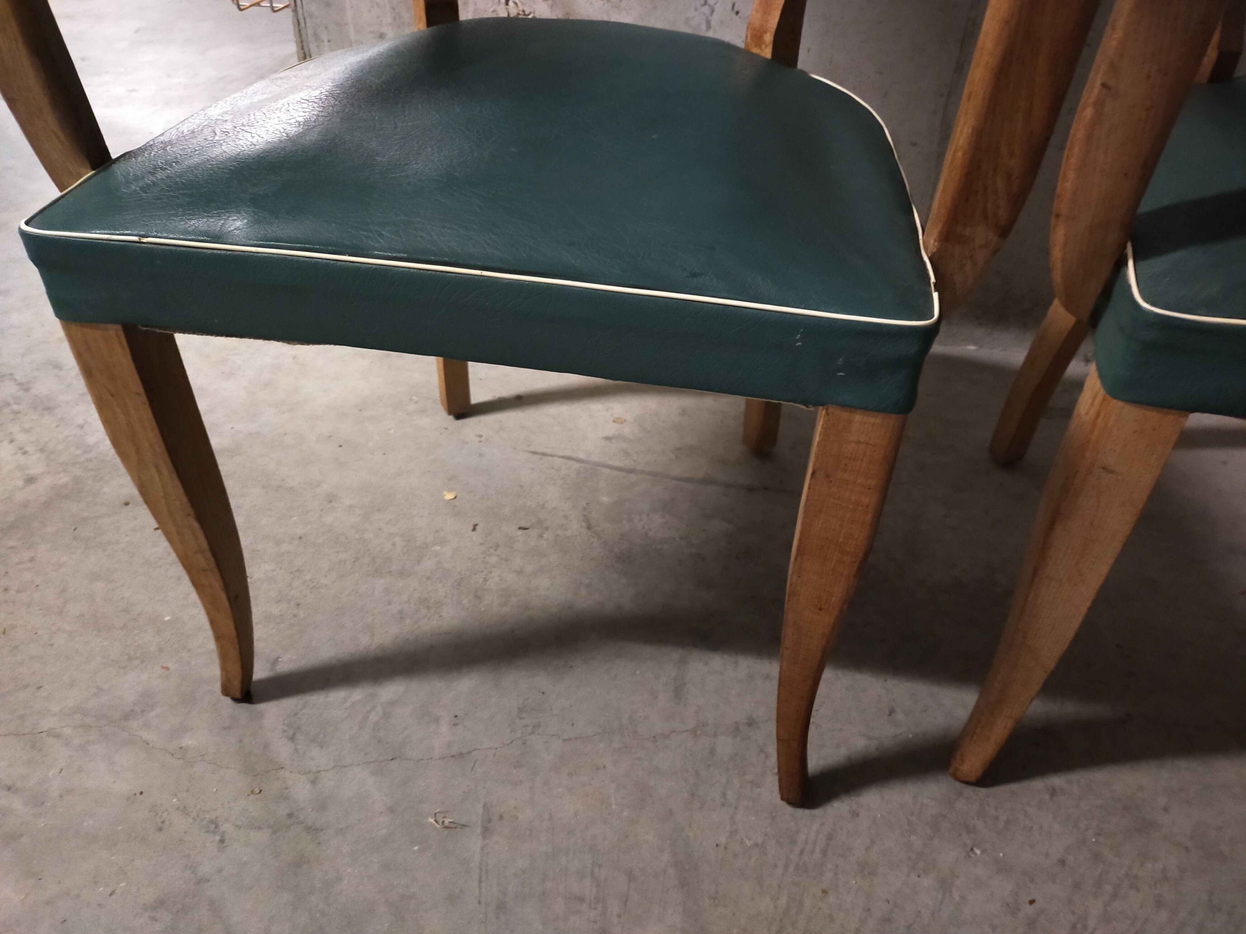 Pair of 50s bridge armchairs