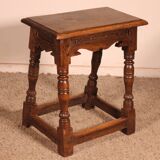 Oak stool