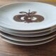 5 Bavaria plates from 1970, Winterling