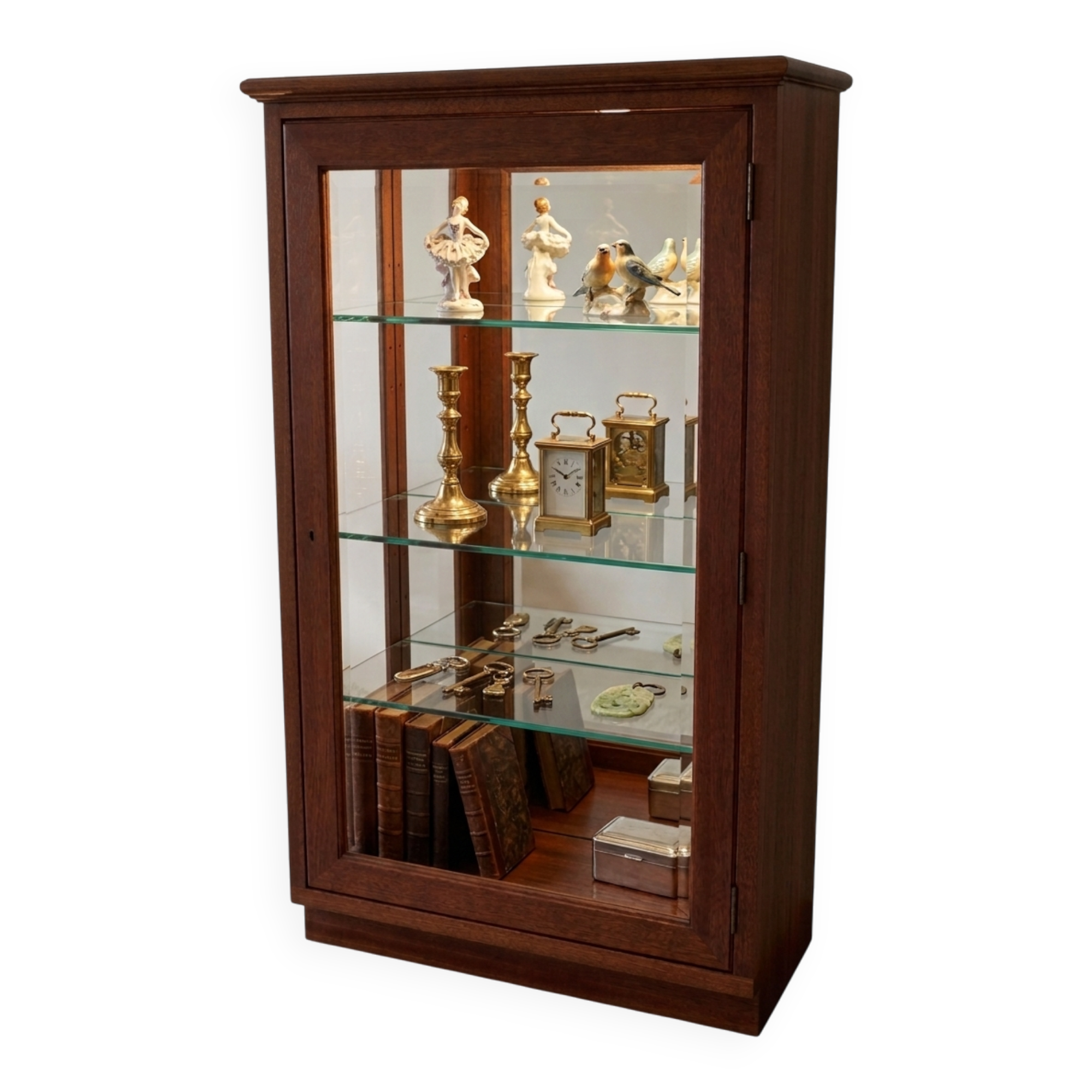 Mahogany display cabinet 20th century