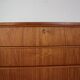 Mid-Century Modern Danish Chest of Eight Drawers, Tallboy in Teak, Denmark, 1960