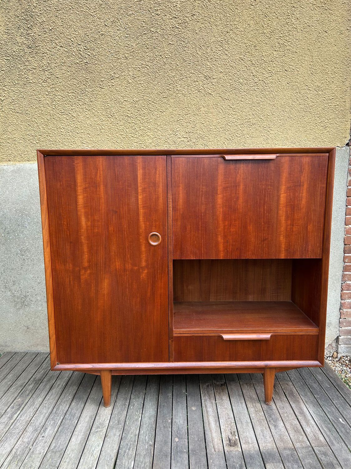 Vintage 1970s Scandinavian bar cabinet