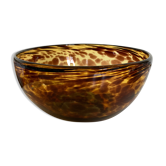Coupe centre de table macchia tortue Design italien Murano 1960