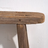 Ancient oriental bench in solid wood (c.1870) #76