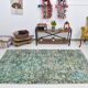 5x8 plants style vintage rug, 148x243cm