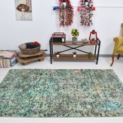 Tapis vintage style plantes 5x8, 148x243cm