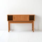 Meuble d'entrée scandinave vintage en teck clair