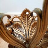 Bronze candle holder wall light