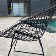 Pair of Harry Bertoia KNOLL 1950s vintage small diamond armchairs