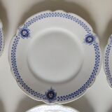 Ensemble de 7 assiettes à dessert Muller Selb