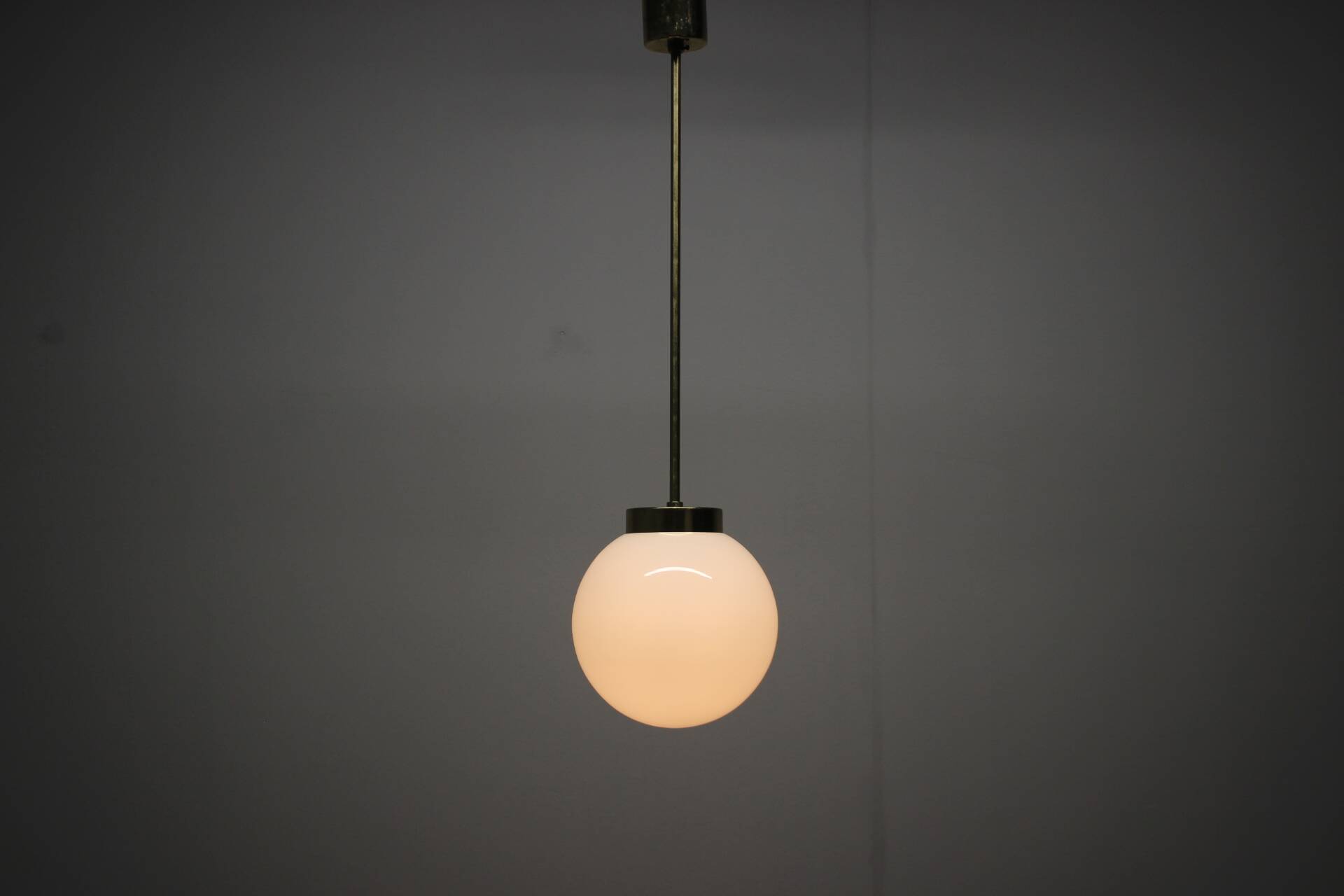 Mid-Century Globe Pendant by Kamenický Šenov, 1970s, Czechoslovakia