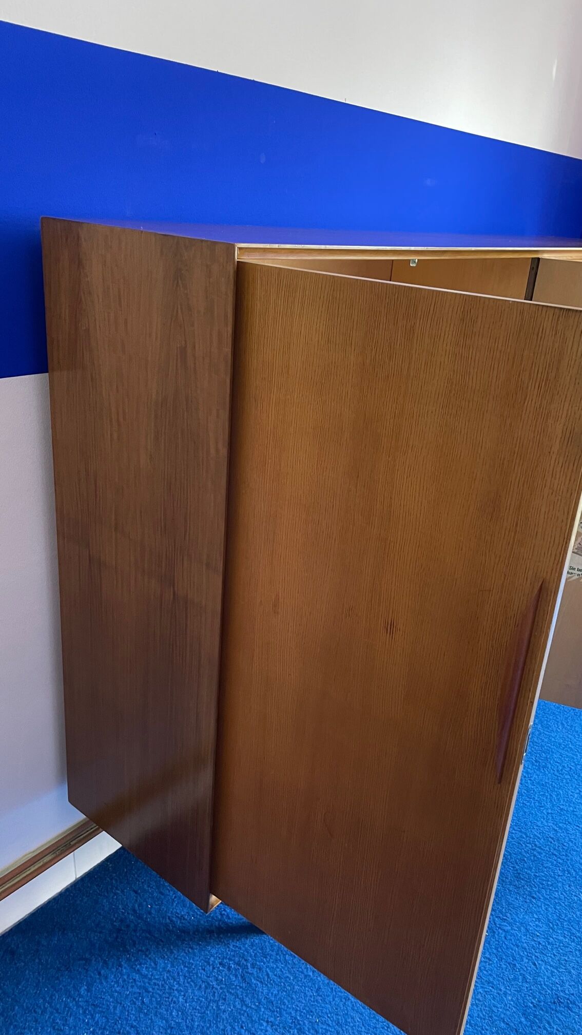 Highboard, living room furniture teak 60s vintage Danish