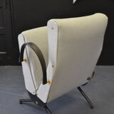 Pair p40 model armchairs by Osvaldo Borsani for Tecno