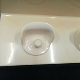 Plastic shelf with coat hang by Kartell