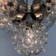 Design Glass and chrome pendant by Kamenicky Senov, Czechoslovakia, 1970s