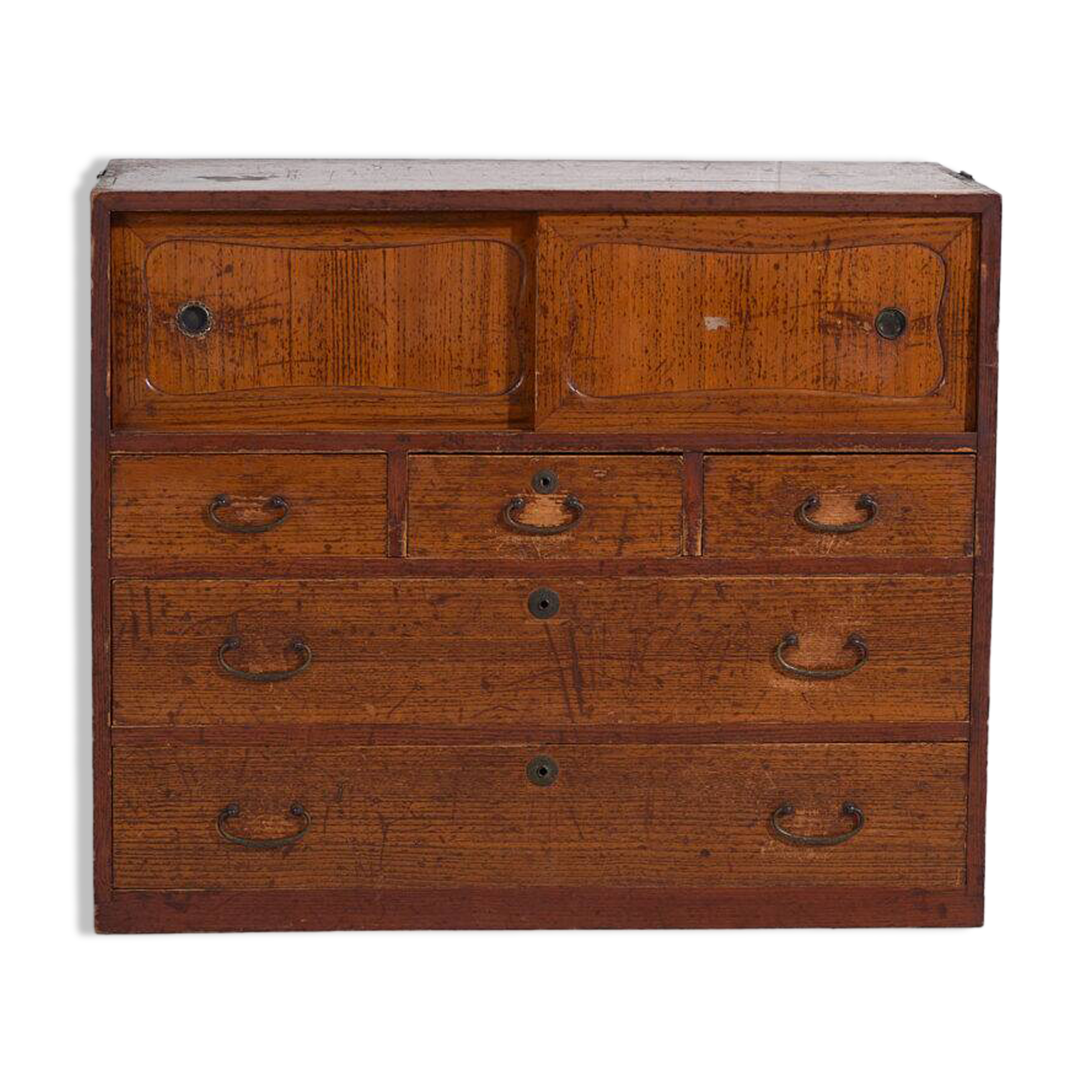 Antique Japanese commode – Taishō / Shōwa period (c. 1920-1970) #10