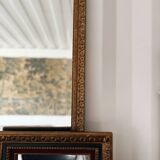 Gold beveled mirror