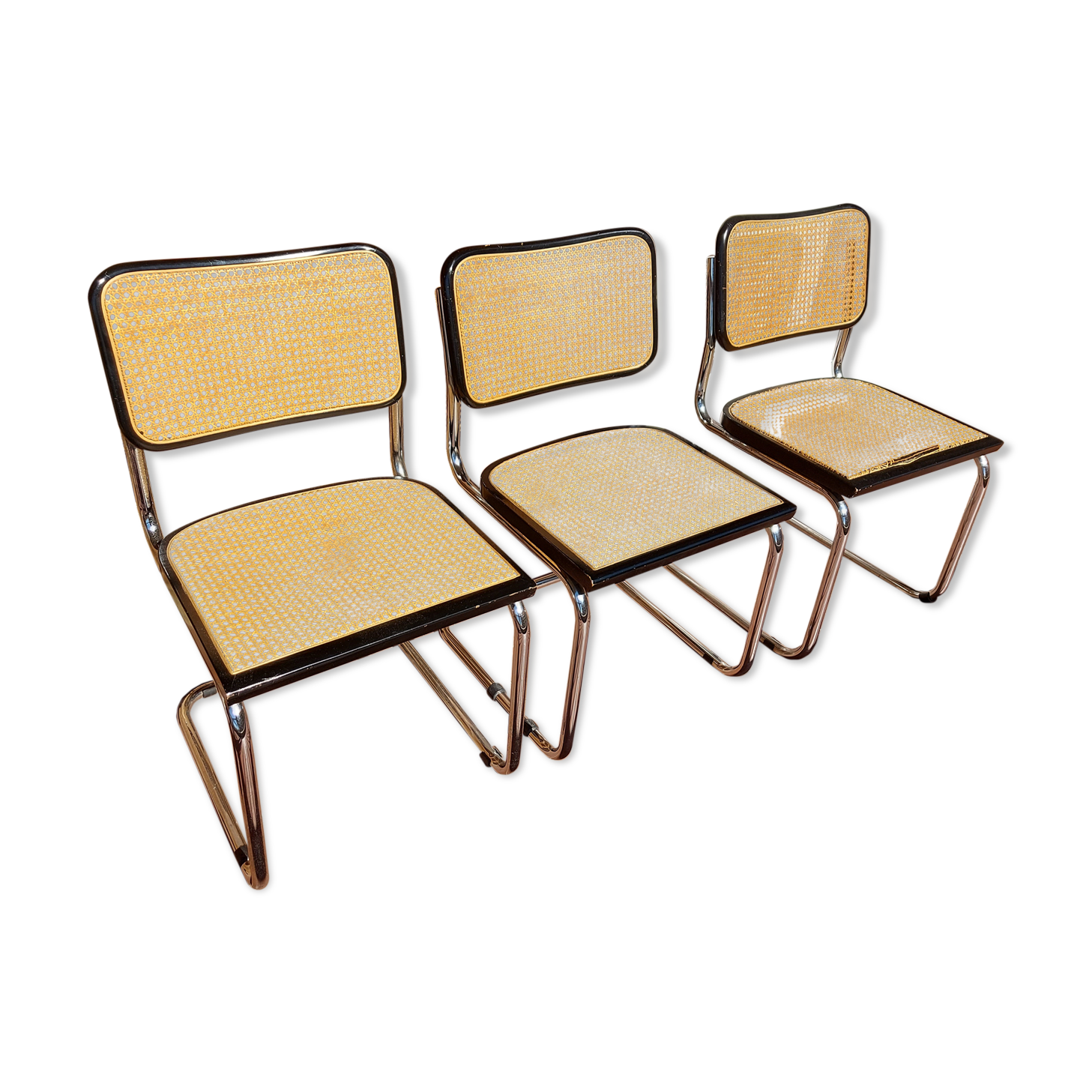 3 chairs Marcel Breuer B32