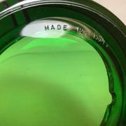 Green ashtray/pocket organizer, Italian design