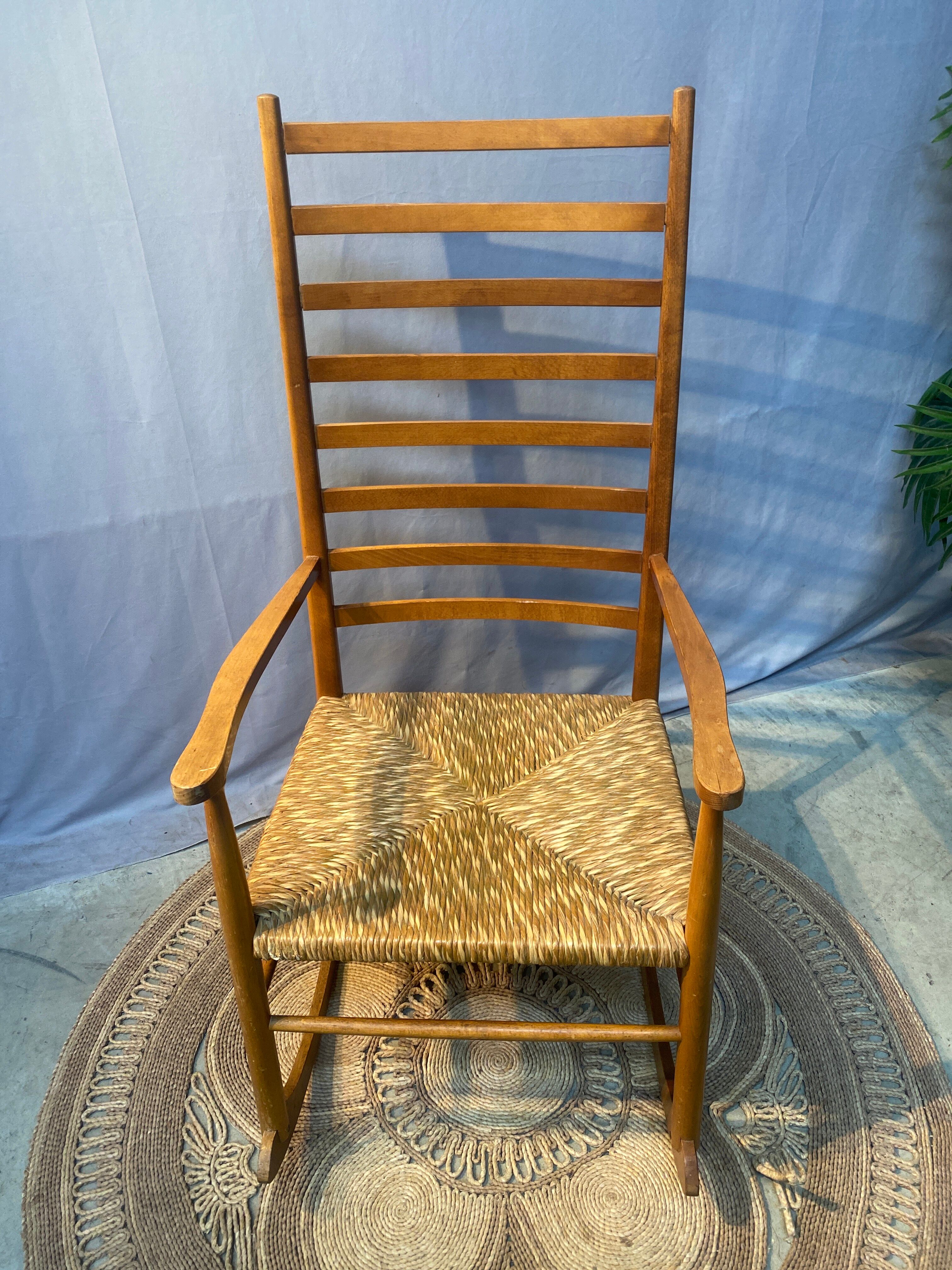 Wooden rocking chair