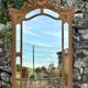Mirror in gilded wood and stucco, with glazing beads, Napoleon III period.