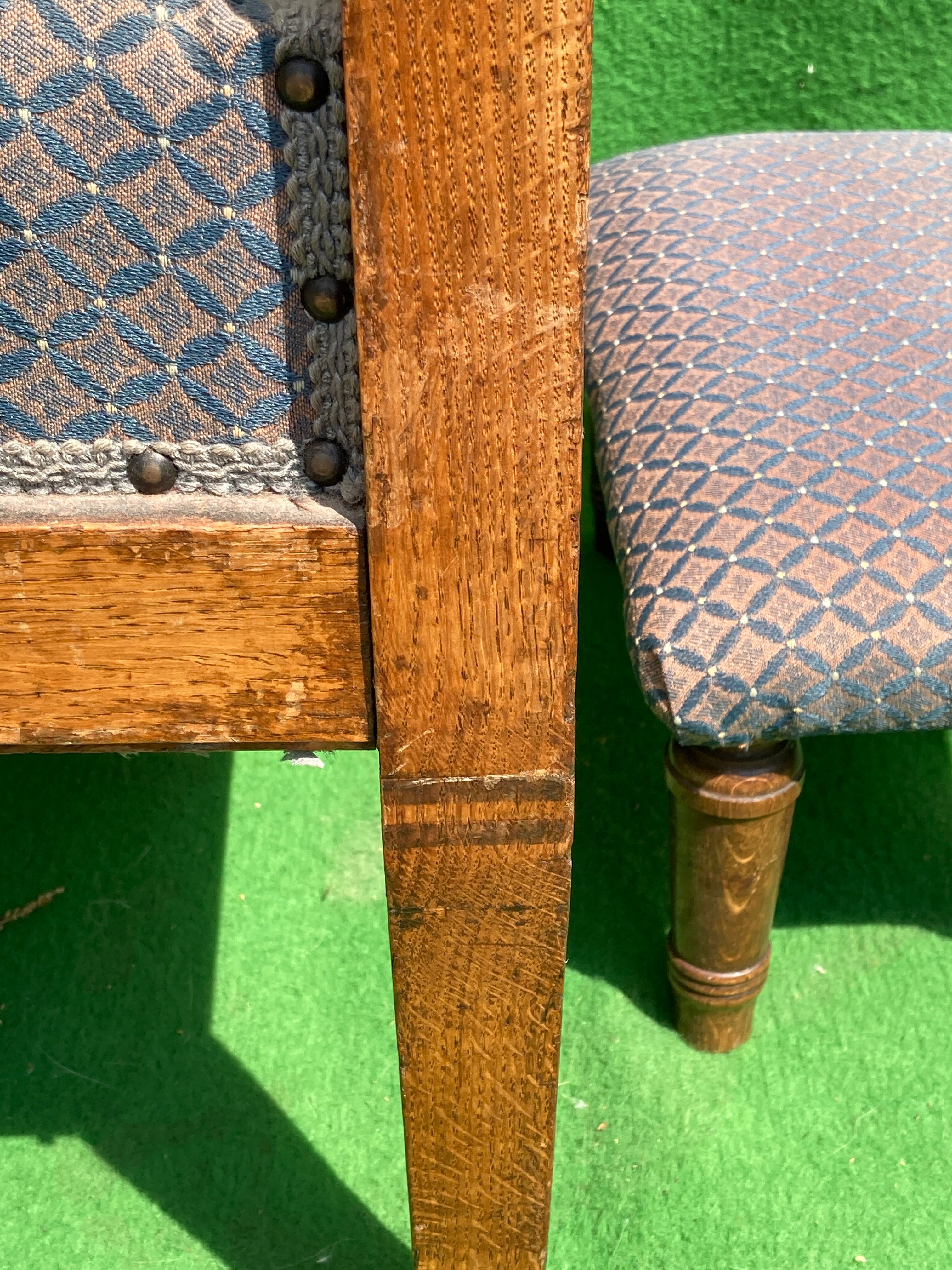 Art nouveau or arts and crafts  wingback chair