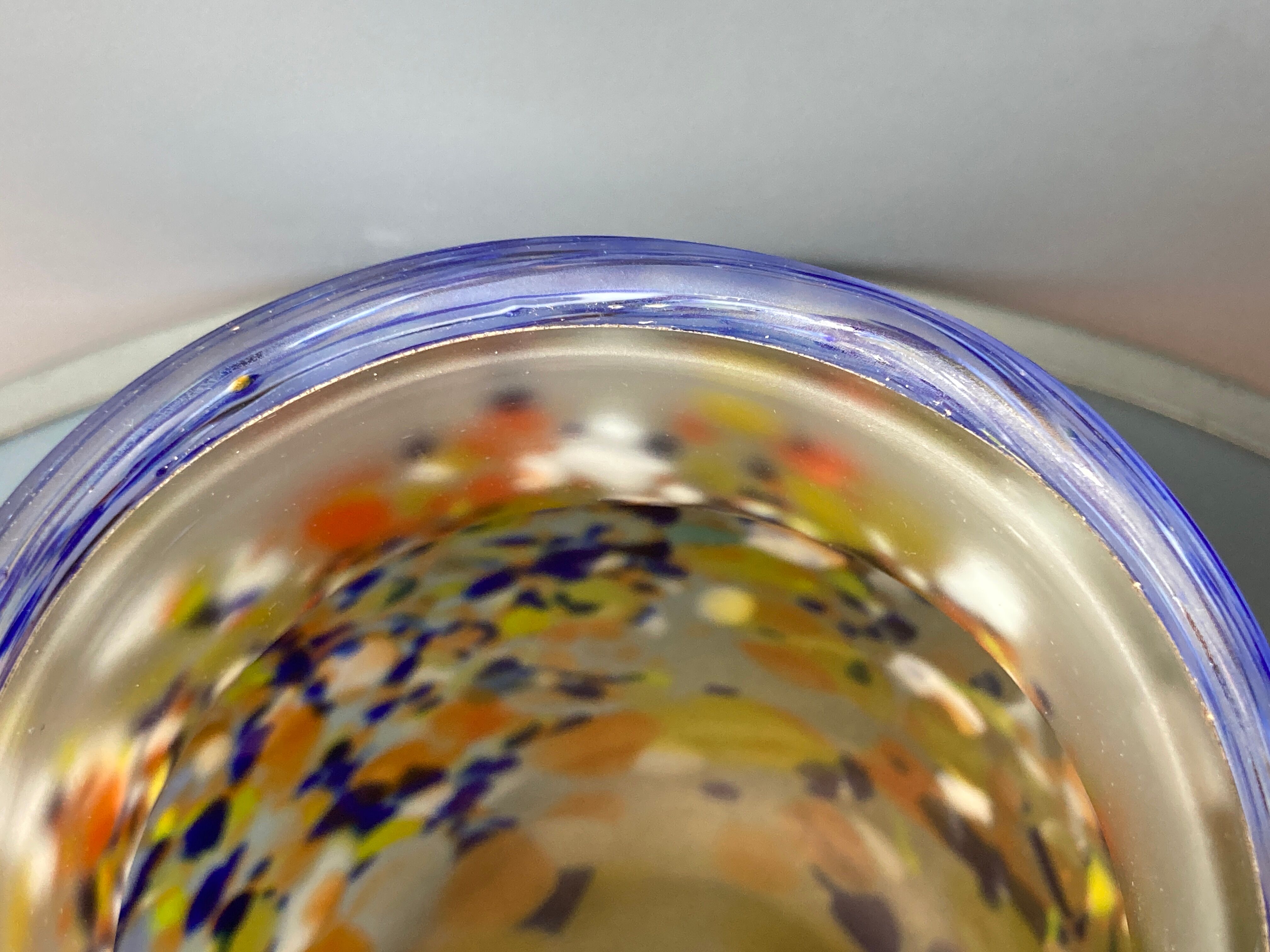 Art Deco vase in glass paste - Muller Frères Luneville