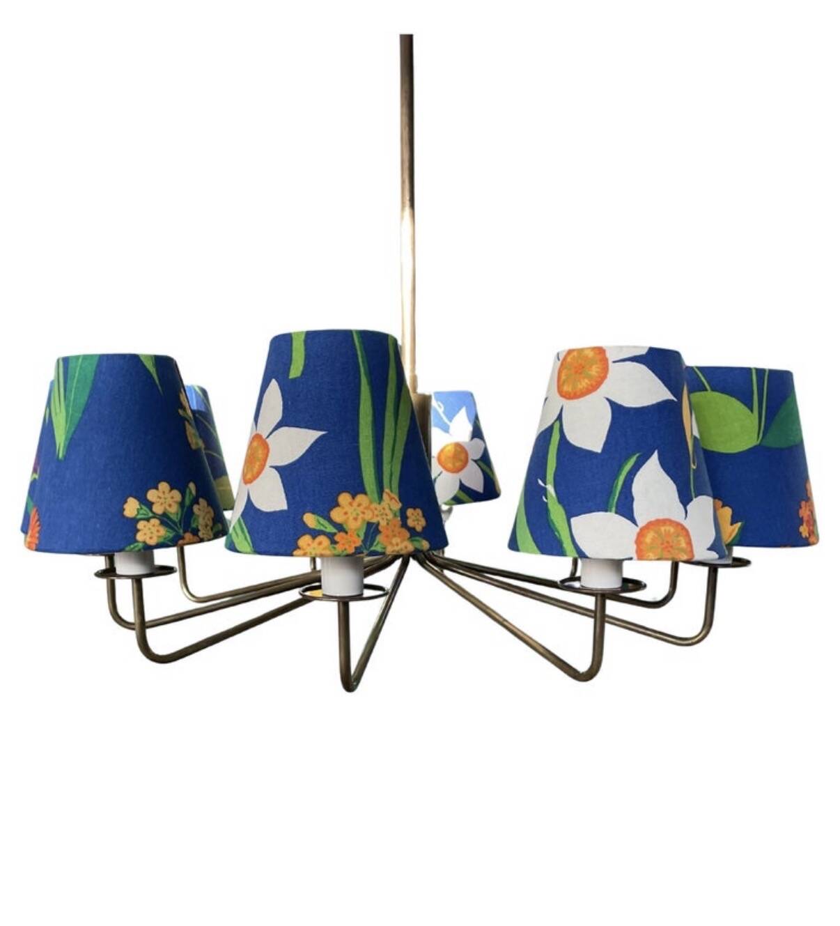 A very rare mid-century chandelier designed by Danish architect T. H. Valentiner