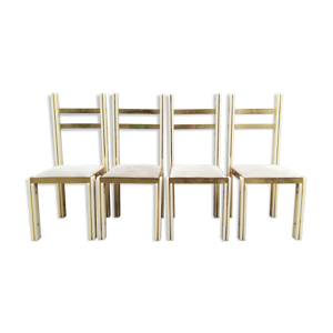 Chaises brutalistes 1970