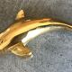 Dolphin vintage solid brass - animal collection brass 12,5 cm