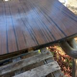 Brown formica chair