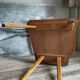 Art-popular armchair 50s in solid wood
