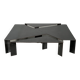 80s steel coffee table