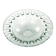 Minimalist pressed glass platter, Japan, 1990s