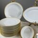 Limoges porcelain table service Jammey-Seignolles, Montreuil model, 30 pieces.