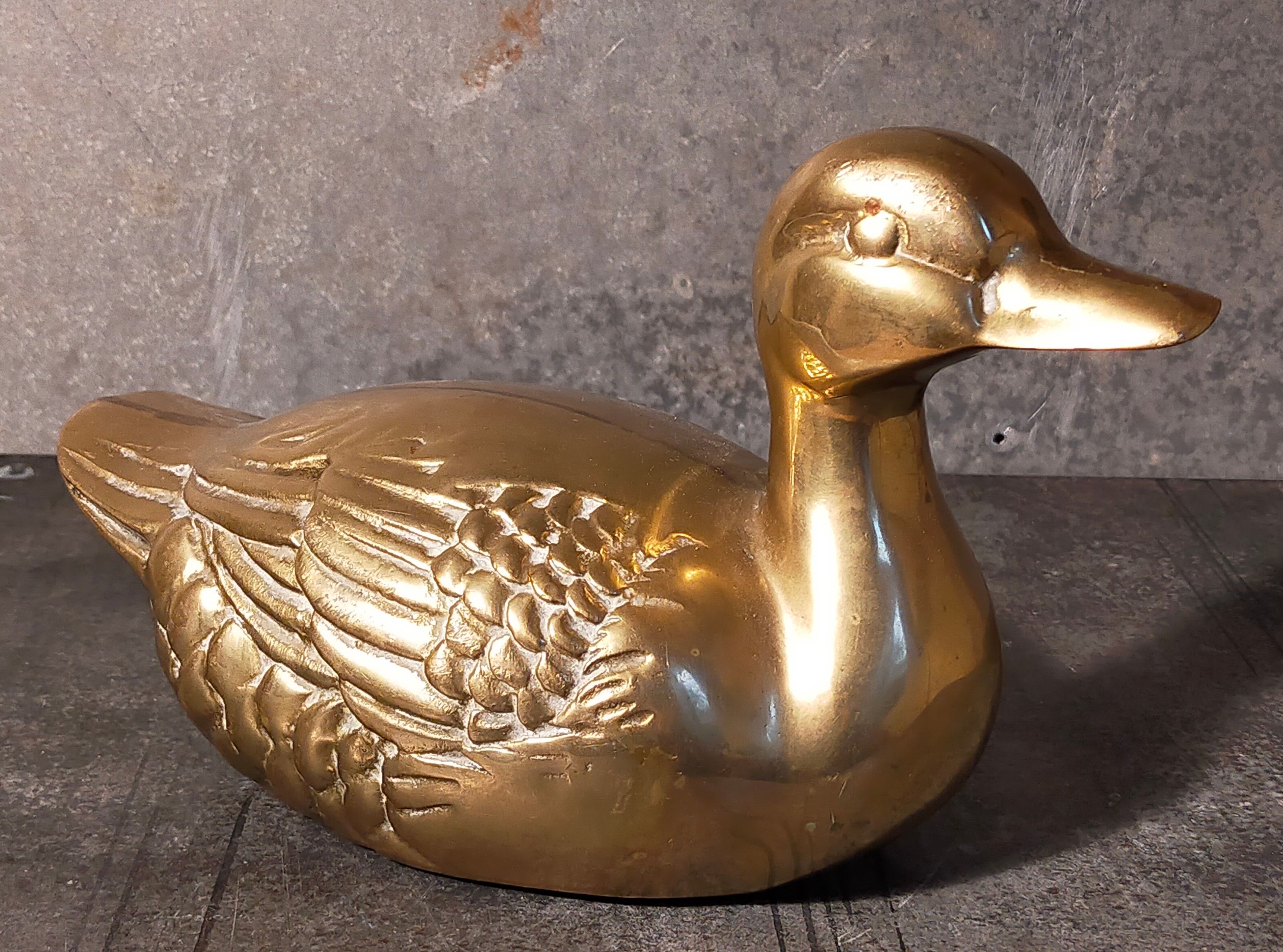 PRODUCT POP UP CHRISTMAS 2022 Duck in solid brass