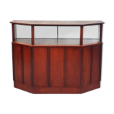 Vtg mid century teak cocktail home bar retro drinks cabinet