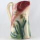 Former pichet barbotine clairefontaine "the poissons" majolica jug fish 19th