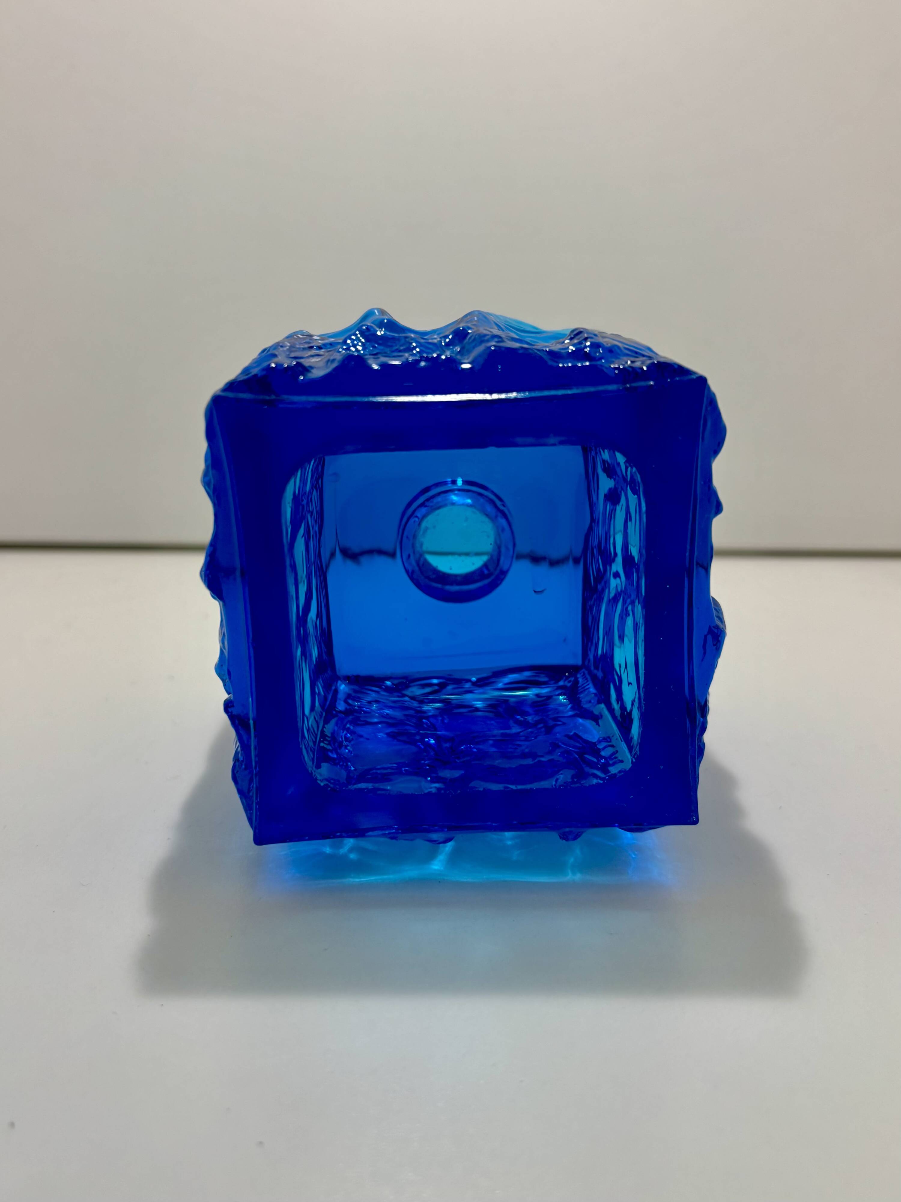 Candlestick - Bohemian glass - Vladislav - Czechoslovakia - 1970