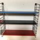 Vintage D. Dekker for Tomado Holland - Wall shelf with metal shelves