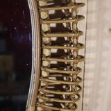 XXL rattan mirror by Franco Albini Italy